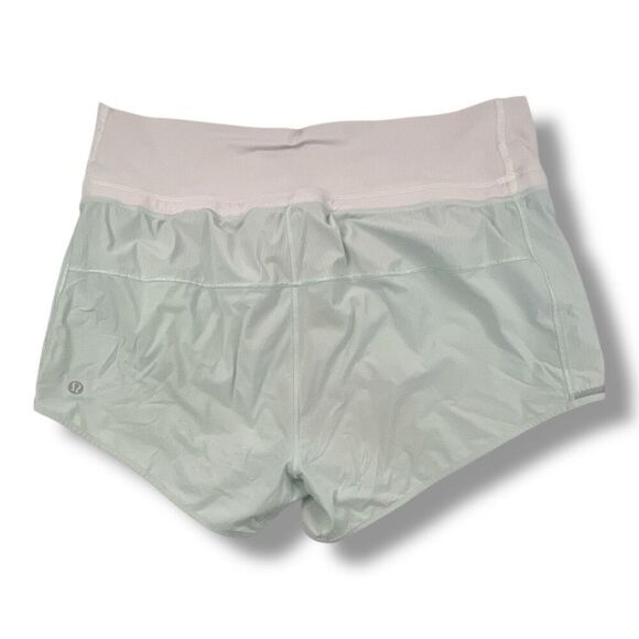 Lululemon Run Pace Athletic Green Shorts Size 8 - Picture 6 of 6